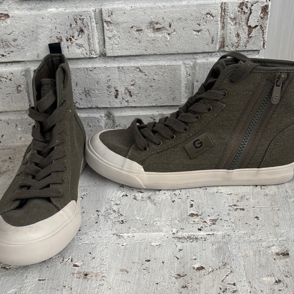 GBG Los Angeles women’s High-Top Sneakers - Olive Green